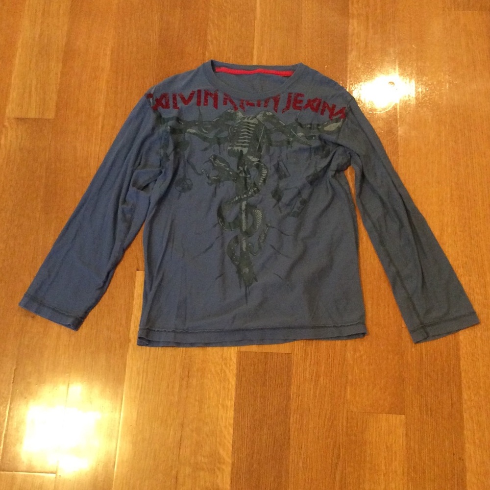 Calvin Klein Jeans - Blue T-Shirt - Size L